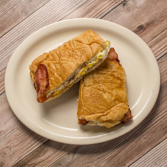 Bacon Egg and Cheese Sandwich.