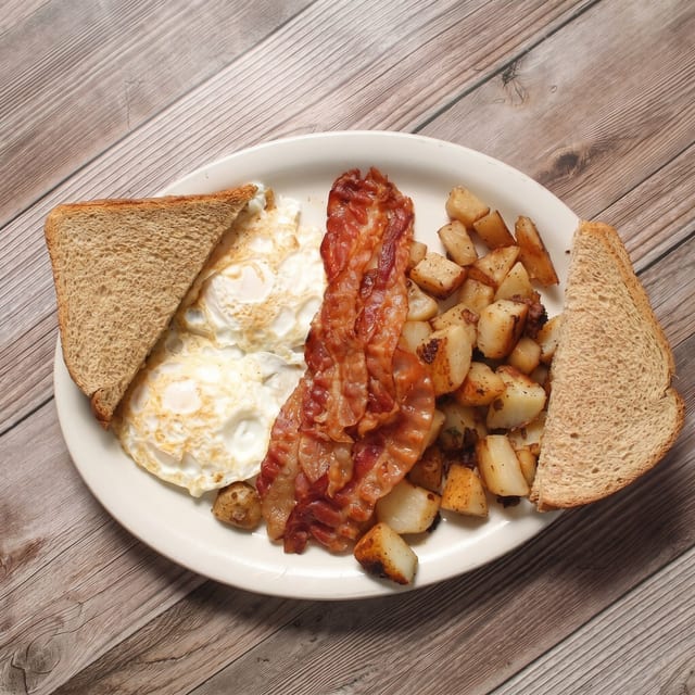 Eggs with Meat.