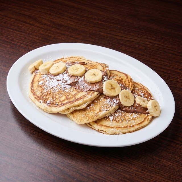Nutella Banana Pancakes.