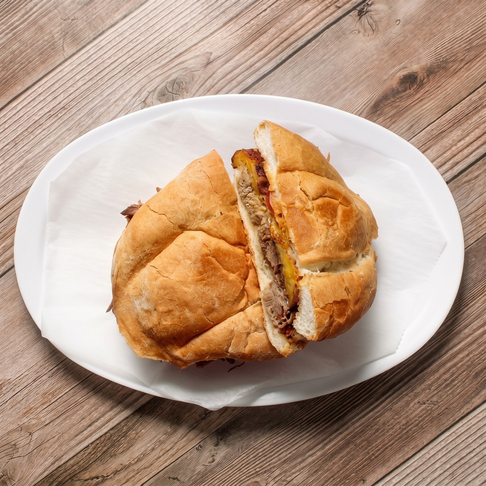Turkey Bacon Egg & Cheese Sandwich.