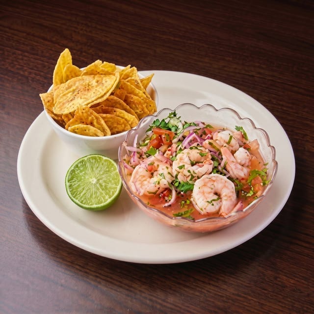 Shrimp Ceviche.
