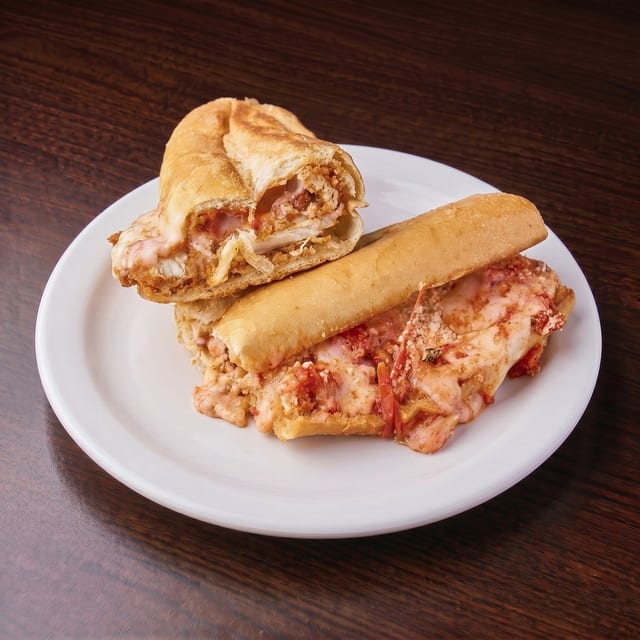 Chicken Parmesan Hot Sandwich.