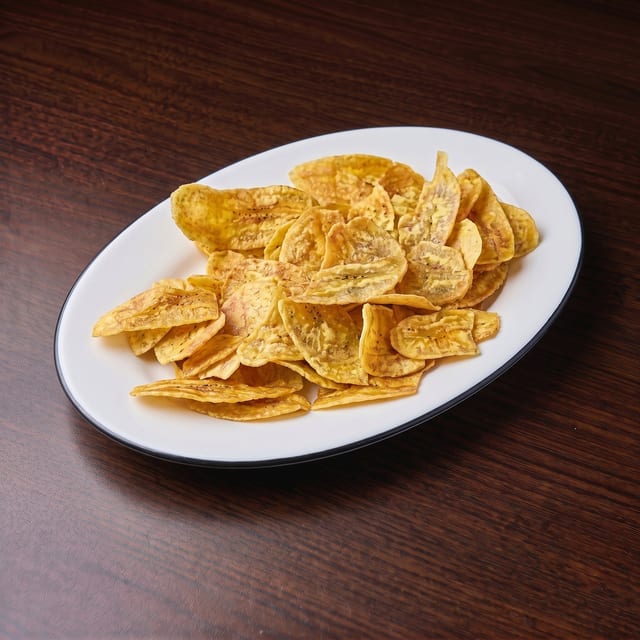 Green Plantains Chips.