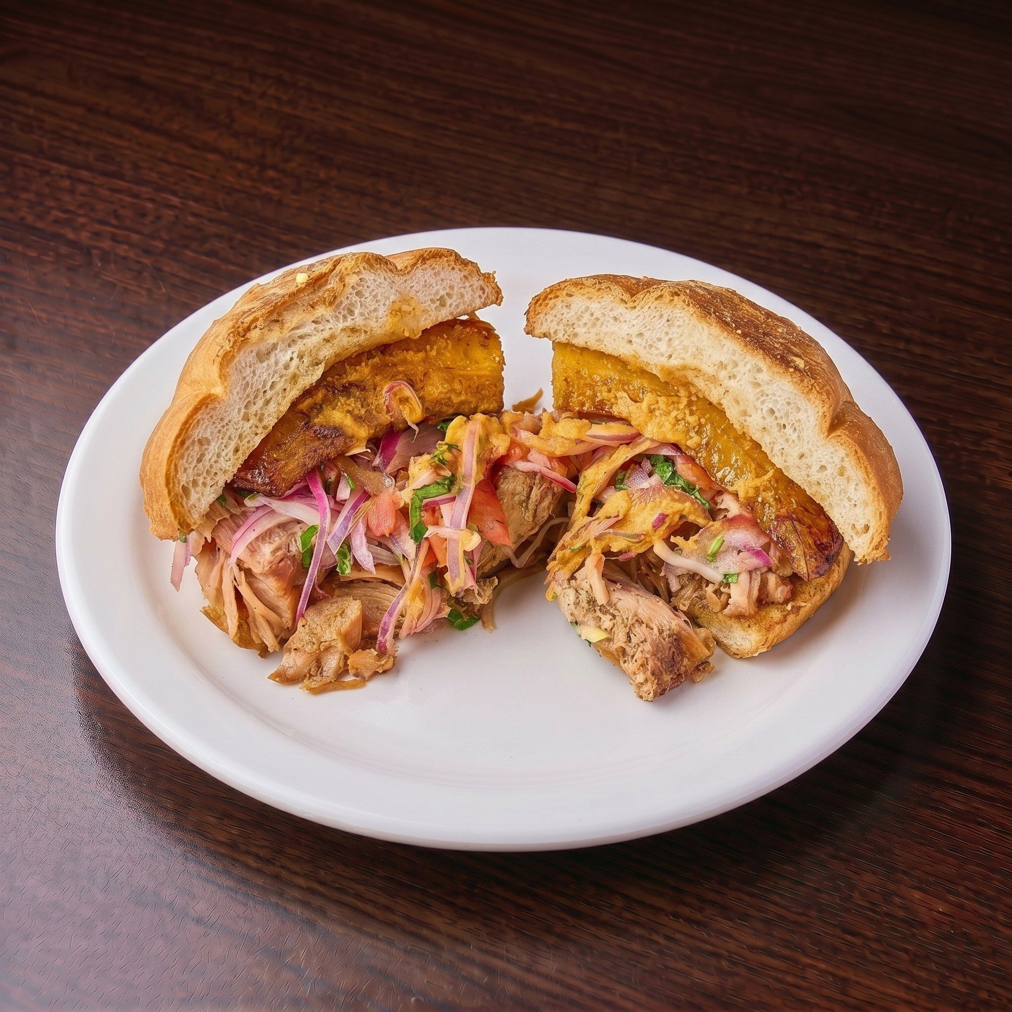 Ecuatorian Hot Sandwich.